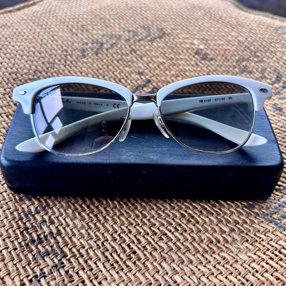 Ray-Ban Cathy Clubmaster White Sunglasses